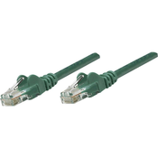 Intellinet RJ45 mrežni priključni kabel CAT 6 S/FTP [1x RJ45-utikač - 1x RJ45-utikač] 5 m zeleni, pozlaćeni kontakti, Intellinet