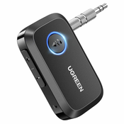 Ugreen Bluetooth avdio sprejemnik 5.3 AUX mini jack 3,5 mm Ugreen CM596 črn
