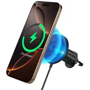 Nosilec Spigen OneTap Pro 4 MagSafe Car Mount Charger, black - Wireless / AirVent Hook (ACP08543)