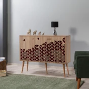 Hanah Home Komoda Mega 120x90x36cm Hrast