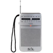 SAL Radio prijemnik RPC 4, džepni, AM / FM, sivi