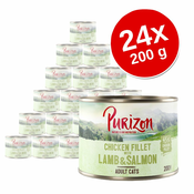 Purizon Adult 24x200 g - Piščančji file z divjo svinjo