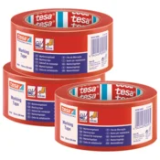 shumee TESA PVC opozorilni označevalni trak 33 m x 50 mm, rdeč x 3