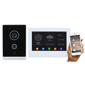 POLICEtech VDO2001G-WP + VDI5A07GW-W VIDEO INTERKOM / PORTAFON, video nadzor, kamera, IP, IOS, Android, PoE, alarm