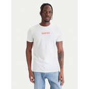 Guess Majica U6GM01 K6YW1 Bela Regular Fit