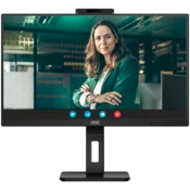 AOC Q27P3QW poslovni monitor - 68.6cm (27), QHD (2560 x 1440), IPS, 100Hz, 4ms (GtG), Adaptive Sync, 2MP spletna kamera, mikrofon, USB razdelilnik, 2x HDMI, 1x DP - Q27P3QW