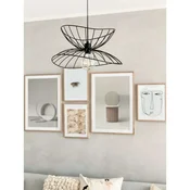 Globen Lighting obesna svetilka RAY, črna, O 45 cm - Dnevna soba/jedilnica - Sodobni - Kovina