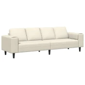 Kauc za dnevni boravak Krema 250 x 77 x 76 cm
