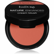 IsaDora Nature Enhanced Cream Blush kompaktno rumenilo sa cetkicom i zrcalom nijansa 30 Apricot Nude