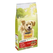 FRISKIES PURINA Suva hrana za pse, Active, Govedina, 15 kg