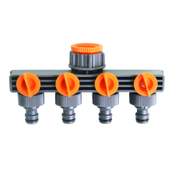 Topmaster TG 380973 Prikljucak za crevo sa 4 rupe 1/2-3/4