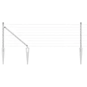 Vidaxl Varjena žična ograja s konicami 25 x 0,8 m (Š x V)