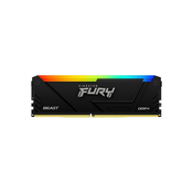 KINGSTON DIMM DDR4 16GB 3600MT/s KF436C18BB2A/16 Fury Beast RGB Black XMP