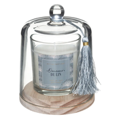 Steklena dišeča sveča v kupoli CHICK softness of linen