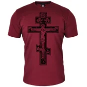 011Shop Muška majica kratkih rukava, Raspece, Bordo