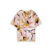 TOM TAILOR Bluza  gorčica / roza / rosé / črna
