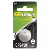 GP litijska baterija CR2450, 1 blister