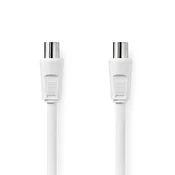 Koaksijalni Kabel S RF Konektorima | RF M – RF Ž | 5.0 m | Bijeli | NEDIS