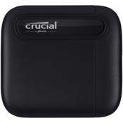 Crucial X6, 2 TB, USB Tip-C, 3.2 Gen 2 (3.1 Gen 2), 540 MB/s, Crno