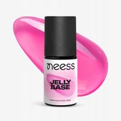 Neess Jelly Base za hibridne lake za nohte, Cherry 4 ml