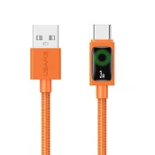 USAMS USAMS USB-C NA USB-A KABEL 18W ZA IPHONE 12 13 14 15 POLNILNI 1,2 M