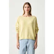 American Vintage pulover ženski z dodatkom volne PULL ML COL BATEAU