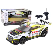 Rc sportski automobil 1:16 drift izmjenjivi kotači bijeli i žuti