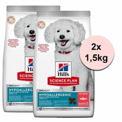 Hills Science Plan Canine Adult Hypoallergenic Small & Mini Salmon 2 x 1,5 kg
