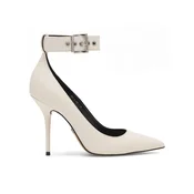 Čevlji s peto NINE WEST SJ1487-2 Bela