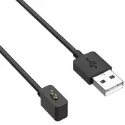 Polnilni kabel za pametno uro Techsuit TXC3 za Xiaomi Mi Band 8/8 Pro/Redmi Watch 3 Lite - črn