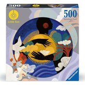 Ravensburger - Puzzle Krog barv: Občutek majhnega sonca - 500 kosov