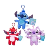 Plišana igracka Stitch s kopcom za torbu 14 cm
