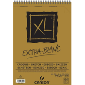 Rayher. Skicirka spirala XL Extra White A3 90 g, 120 listna