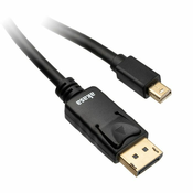 Akasa Mini DisplayPort zu DisplayPort 1.4 Kabel - 2m AK-CBDP22-20BK