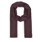 Ruta Calvin Klein Emblem Aop Glossy Tonal Scarf LV04F8096G Bordo rdeča