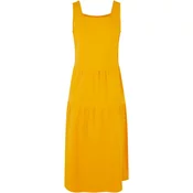 Girls 7/8 Length Valance Summer Dress - yellow