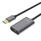 UNITEK Y-3005 USB kabel 10 m USB 3.2 Gen 1 (3.1 Gen 1) USB A Sivo