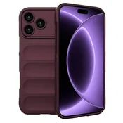 TPU gel ovitek Techsuit Magic Shield za iPhone 17 Pro/18 Pro - bordeaux