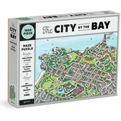 GALISON Puzzle Mesto v zalivu San Francisco 2v1, 1000 kosov