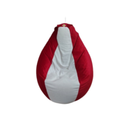 Lazy Pleasure Lazy bag, 210x90cm, Belo-crveni