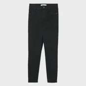 Cropp - Skinny farmerke PETITE - CRNO