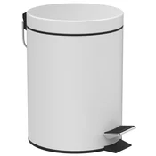 SIMPLE LINE koš za odpadke okrogel 5l, bela mat - Bela - 205x280x285 mm - Aqualine - SIMPLE LINE - 24 - Jeklo - Lepilo - Drugo - Koš za odpadke do 6 l - Krožni - notranja posoda - 205 - 280 - 285 - 5 - 14