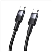 USAMS USAMS USB-C NA USB-C KABEL 60W 1,2M ZA POLNJENJE IN PRENOS PODATKOV, (21980400)