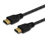 Savio CL-01 HDMI kabel (M/M, 1.5 m, črn)