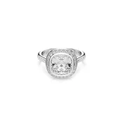 Swarovski prstan ženski kovinski s kristalom Swarovski UNA
