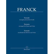 FRANCK:SONATA FOR VIOLO AND PIANO