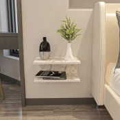 Hanah Home Nocni stocic Ramira, 45x19.6x23.8 cm, Prljavo beli