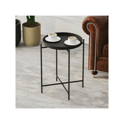 Hanah Home Club sto 46x56x46cm Crni