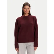 Vero Moda Pulover Boom 10320463 Bordo rdeča Loose Fit
