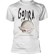 Gojira Majica Whale From Mars Unisex White L